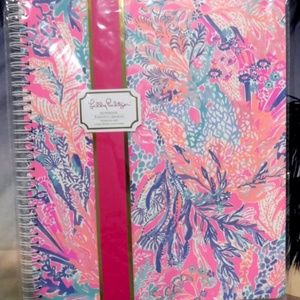 LILLY PULITZER LARGE NOTEBOOK - AQUADESIAC - NWT